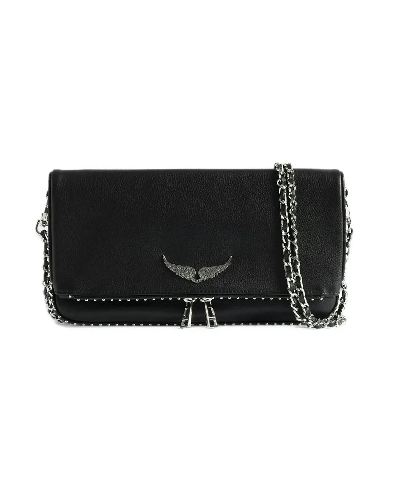 Zadig & Voltaire Rock Studs Clutch Black