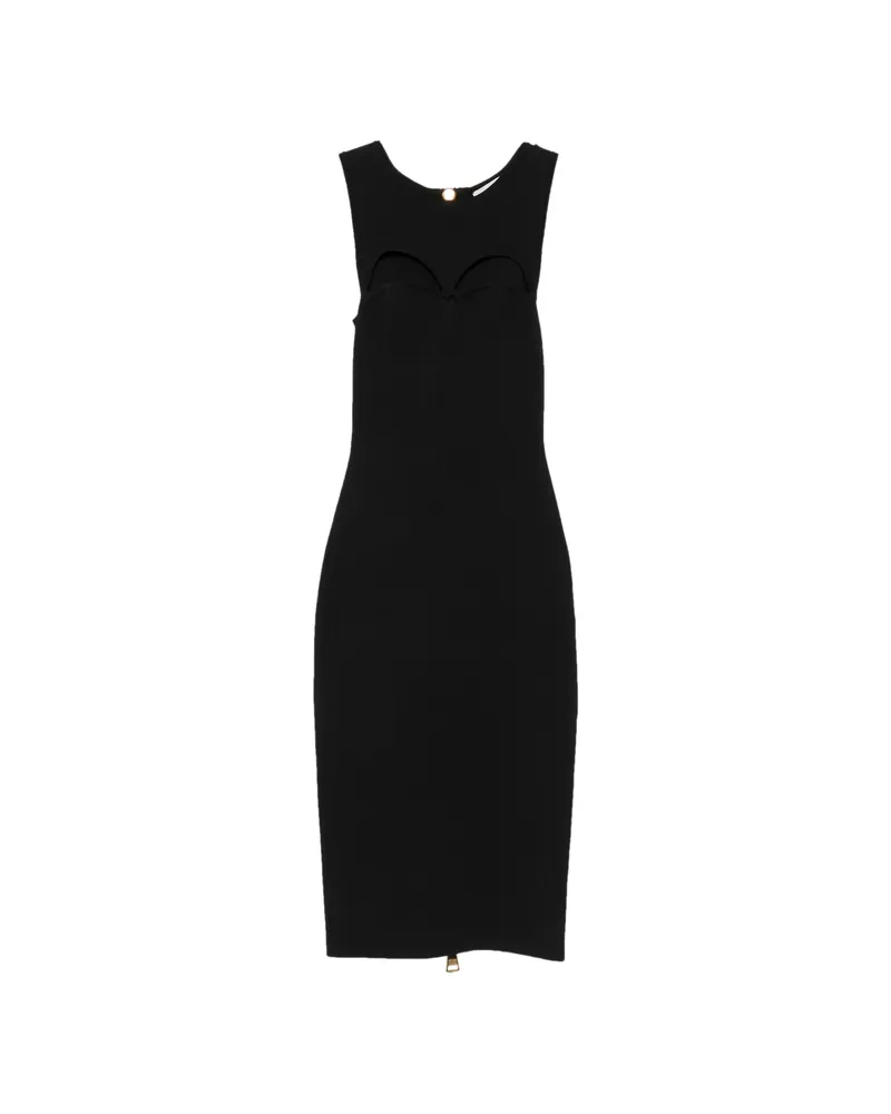 Elisabetta Franchi Cut-out Rear-zip Dress Black