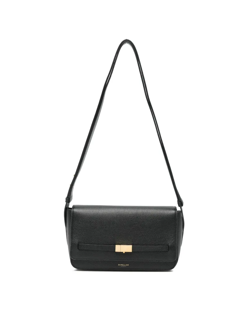 DeMELLIER The New York Leather Crossbody Bag Black