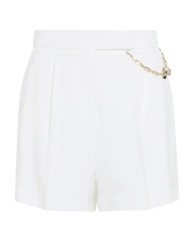 Elisabetta Franchi Chain-deatil Shorts Neutrals