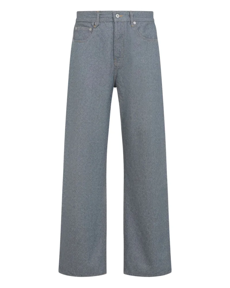 Jacquemus Nîmes Embroidered-pocket Jeans Blue