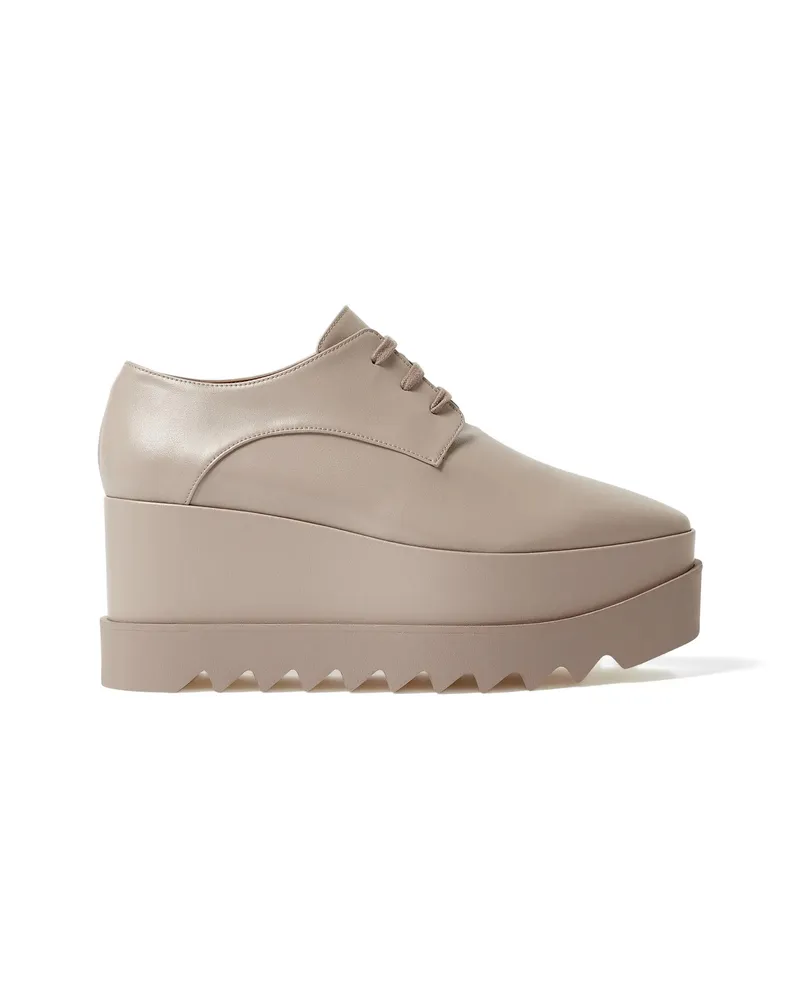 Stella McCartney Elyse Platform Derby Shoes Neutrals