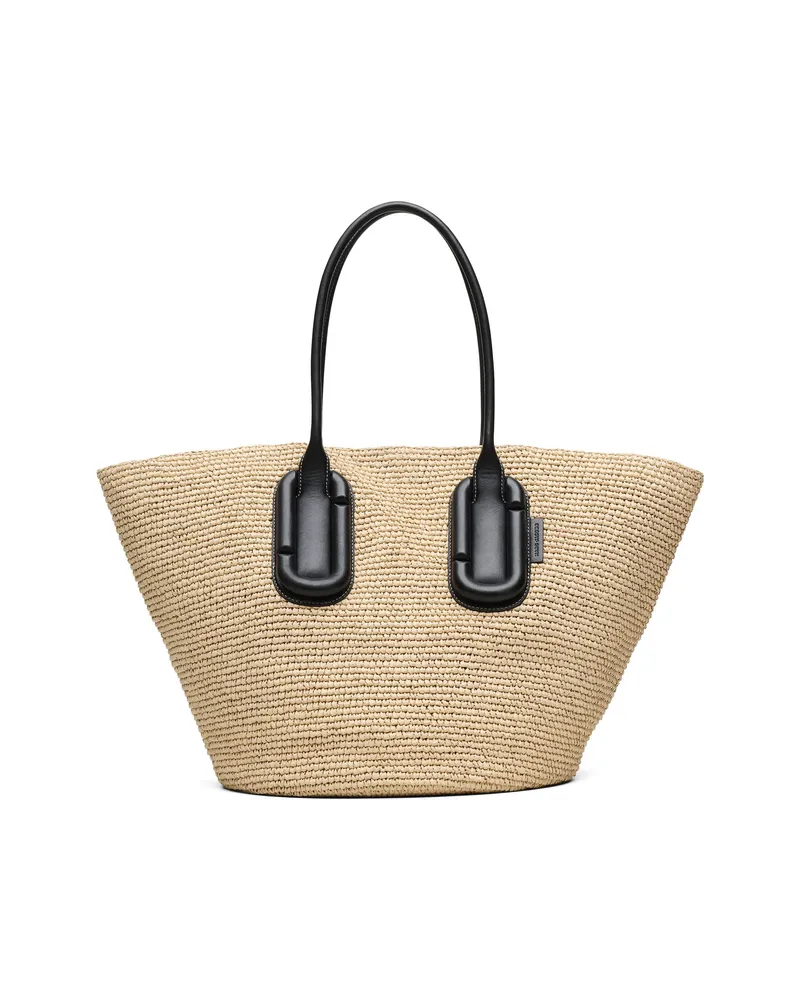 Marc Jacobs The Straw Tote Bag Neutrals