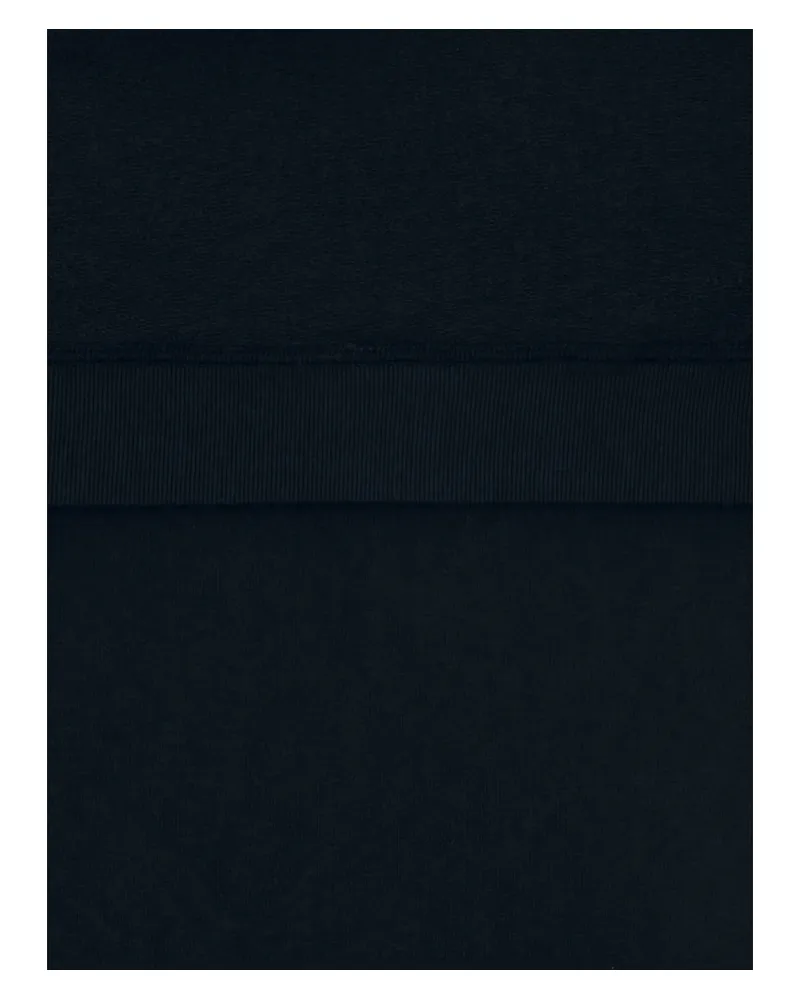 Stone Island 6100034 Malfilé Fleece Old-effect Regular-fit Crewneck Sweatshirt Black