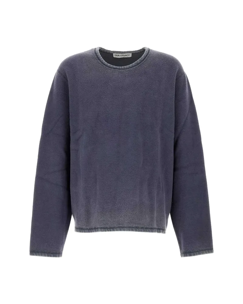 Our Legacy Air Force Blue Cotton Sweatshirt Blue