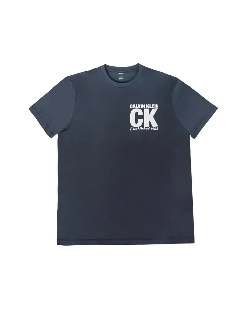 Calvin Klein Logo-print T-shirt Blue