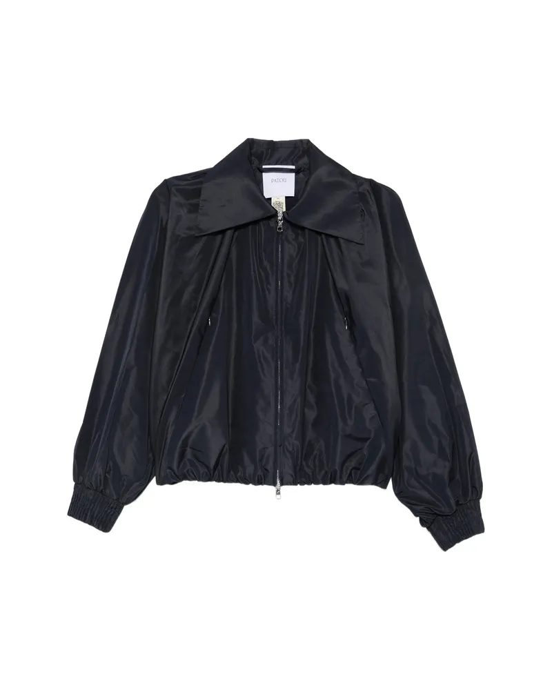 Patou Zip-fastening Long-sleeve Jacket Blue