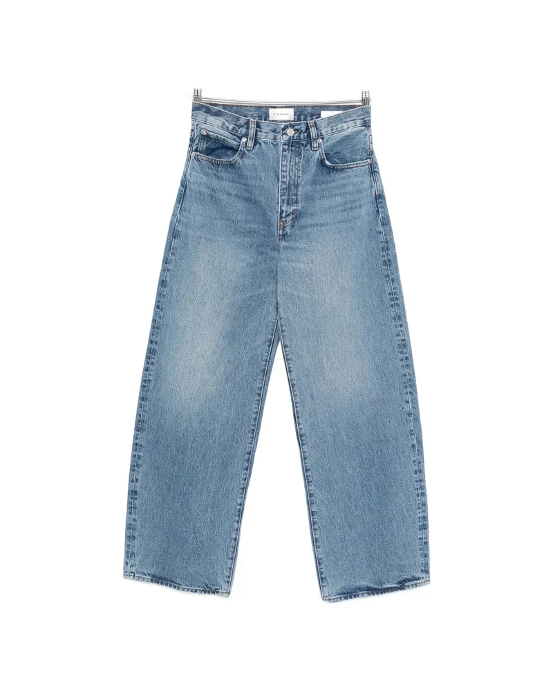 Frame Denim The Bow Wide-leg Jeans Blue