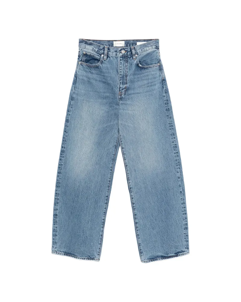 Frame Denim The Bow Wide-leg Jeans Blue