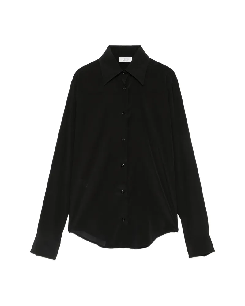 MAZZARELLI Gea Long-sleeve Button-up Shirt Black