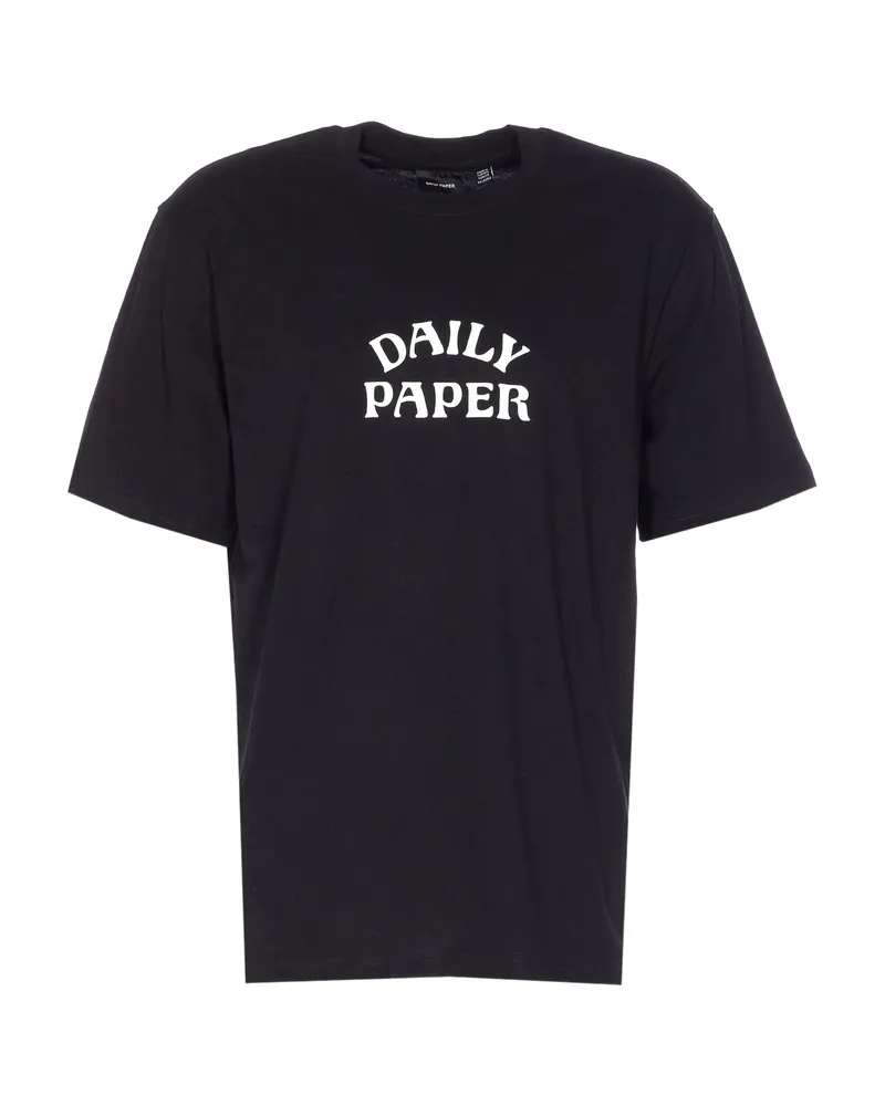 Daily Paper Logo-print T-shirt Black
