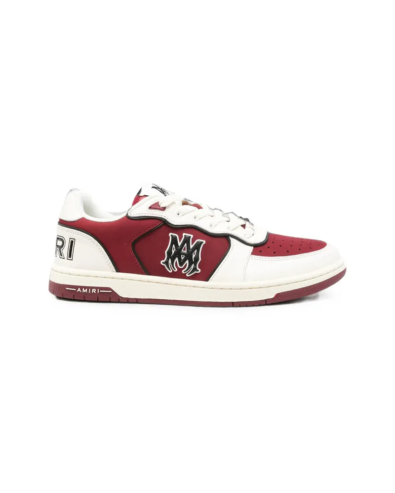 Amiri Newport Logo-patch Panelled Sneakers White