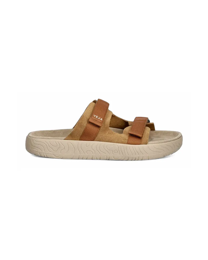 VEJA Arpoador Suede Tent Cognac Sandals Brown