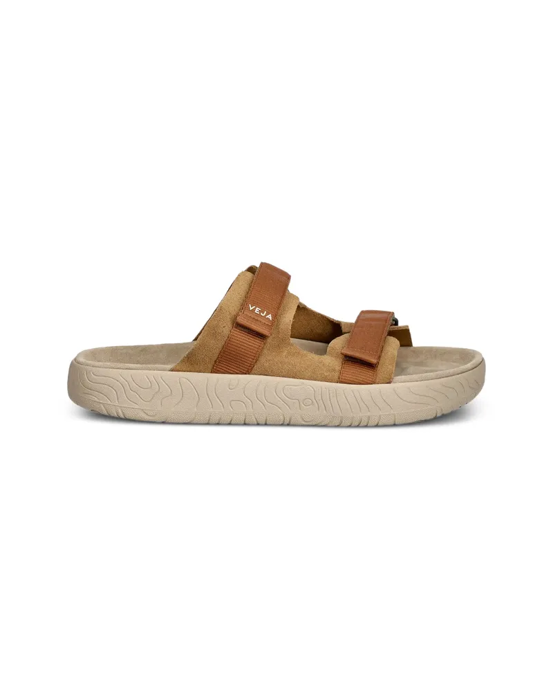 VEJA Arpoador Suede Tent Cognac Sandals Brown