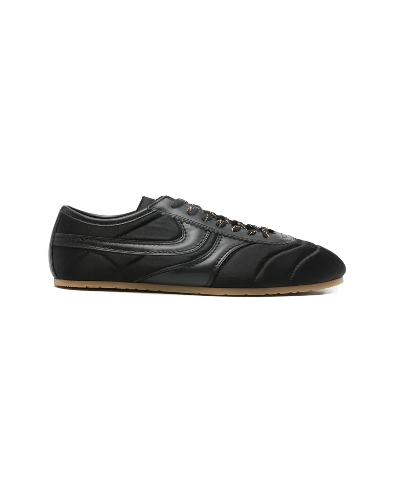 Dries van Noten Quilted Low Sneakers Black