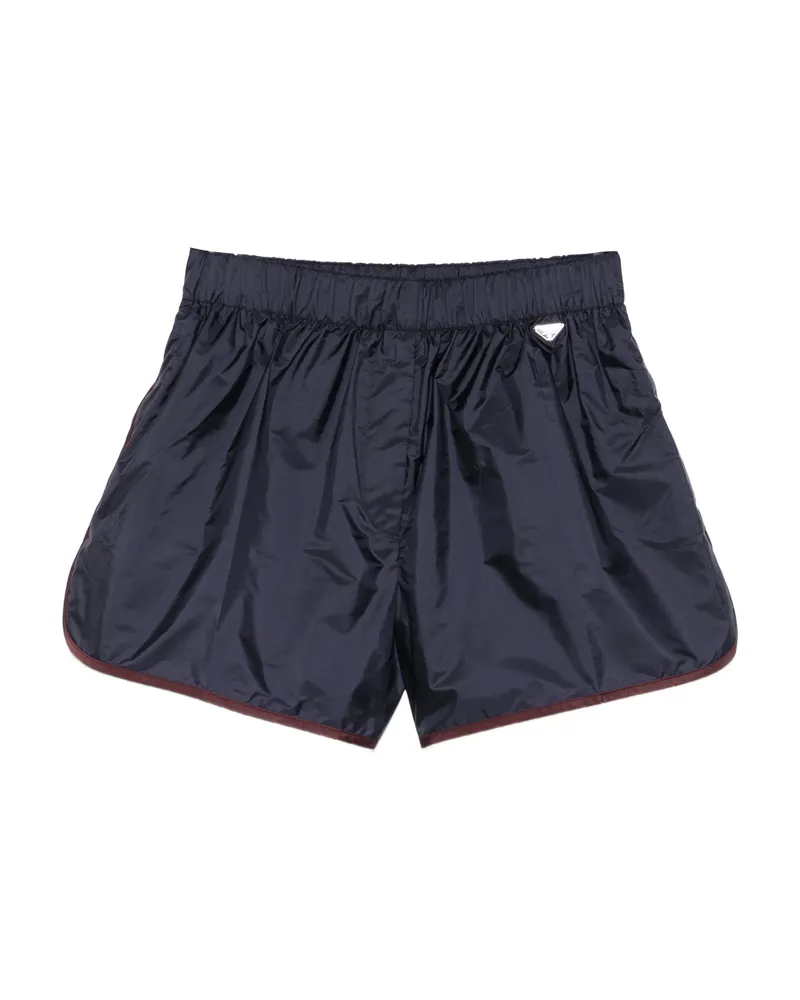 Prada Logo Shorts Blue