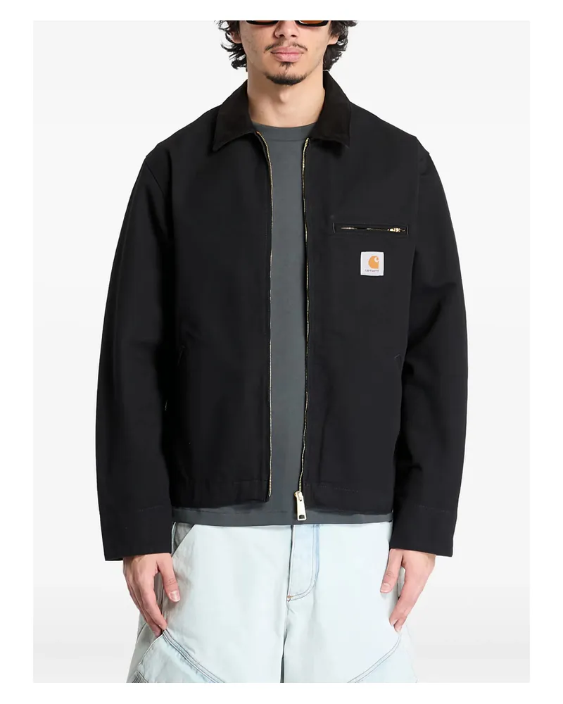 Carhartt WIP Detroit Zip Patch Jacket Black
