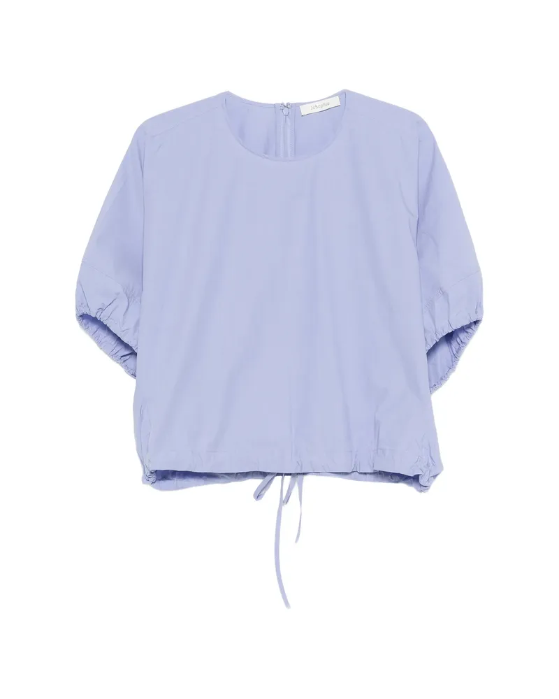 JcSophie Latifa Drawstring Short Sleeve Top Blue
