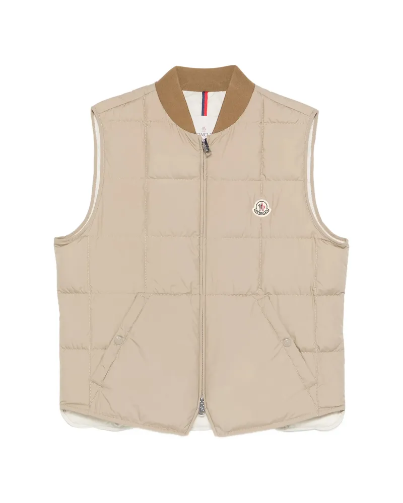 Moncler Quilted Gilet Neutrals