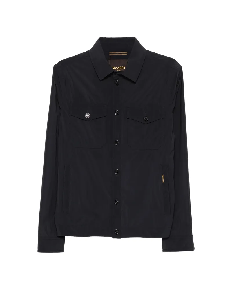 MOORER Buttoned Pocket Jacket Black