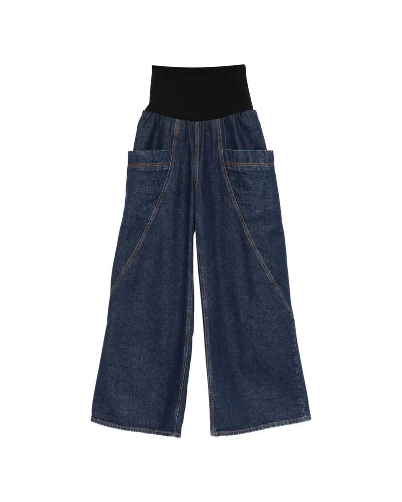 Alaïa Pocket Jeans Blue