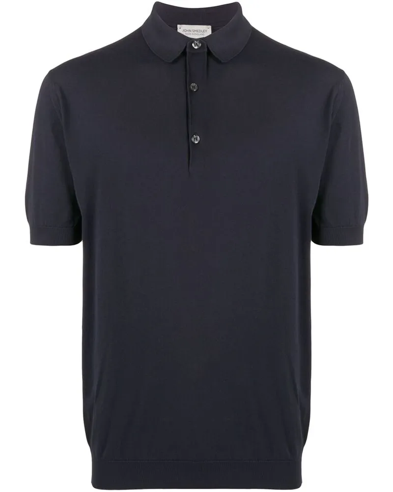 John Smedley Adrian Polo Shirt Blue