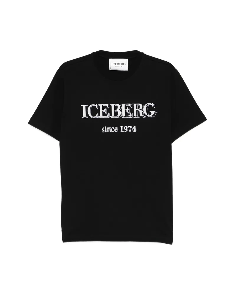 Iceberg Logo T-shirt Black