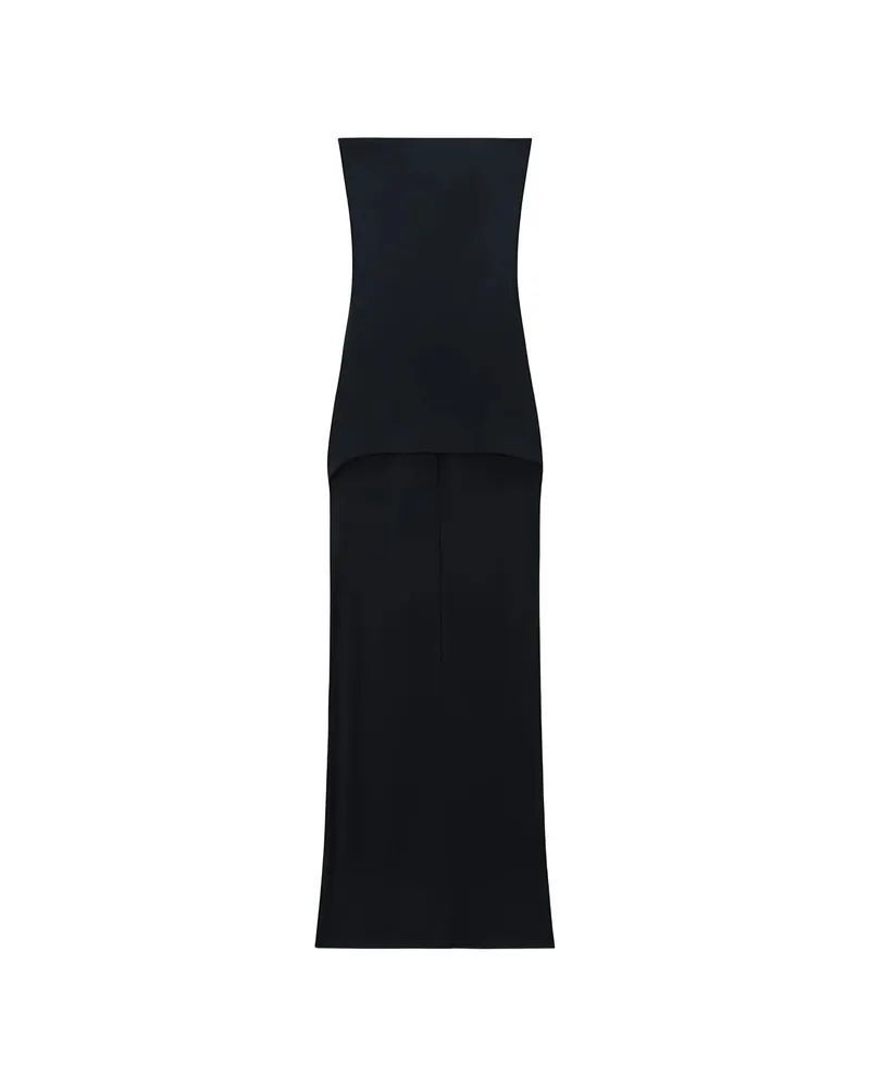 Alexander Wang Strapless High-low Dress Black