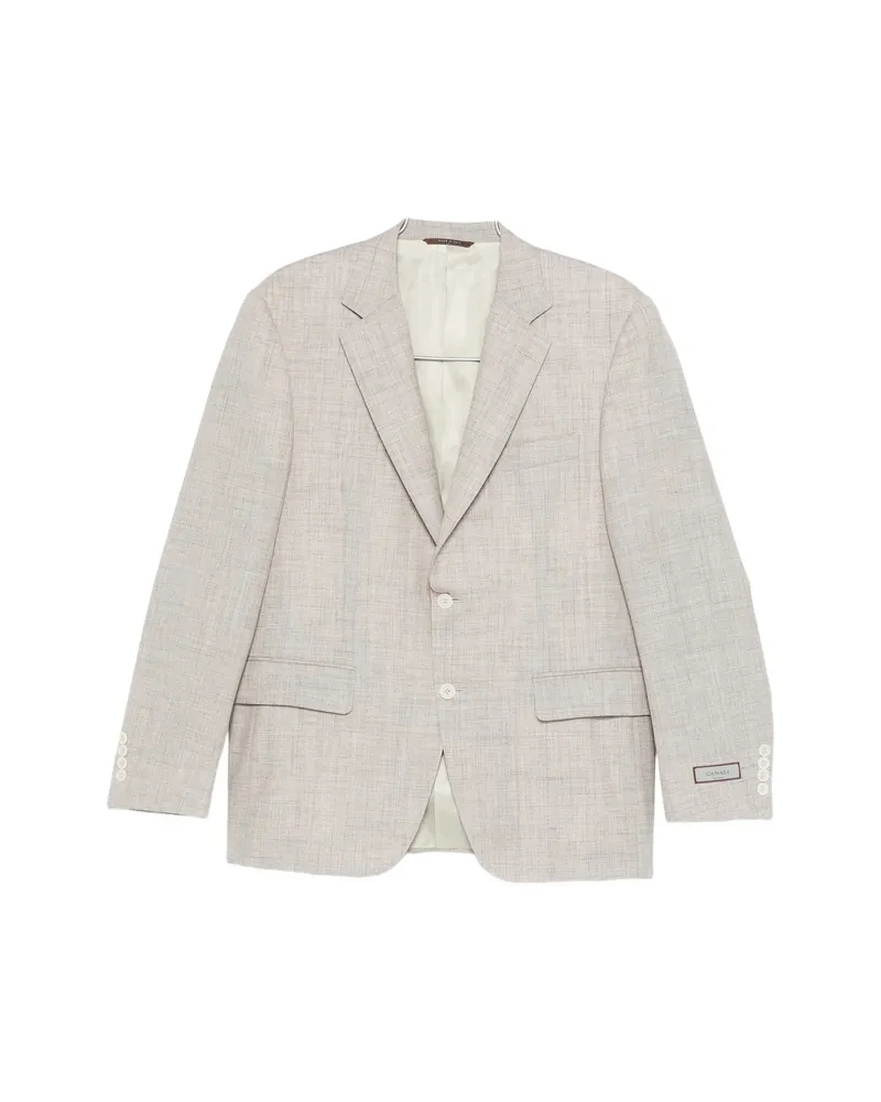 Canali Notched-lapel Suit Neutrals