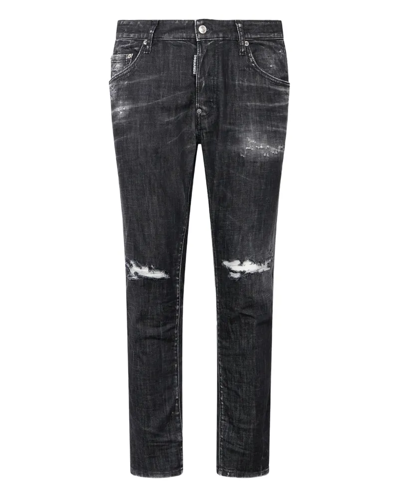 Dsquared2 Wash Skater Jeans Grey
