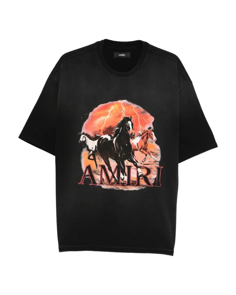 Amiri Plains Graphic T-shirt Black