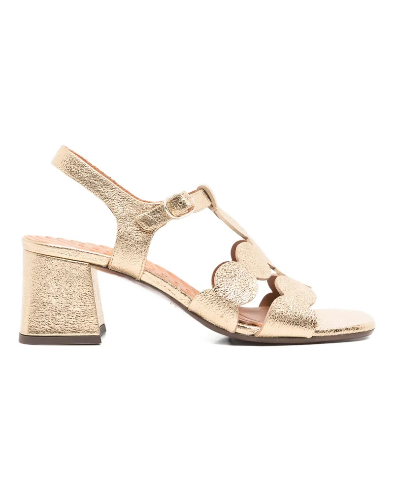 Chie Mihara Linaza Buckle Sandals Gold