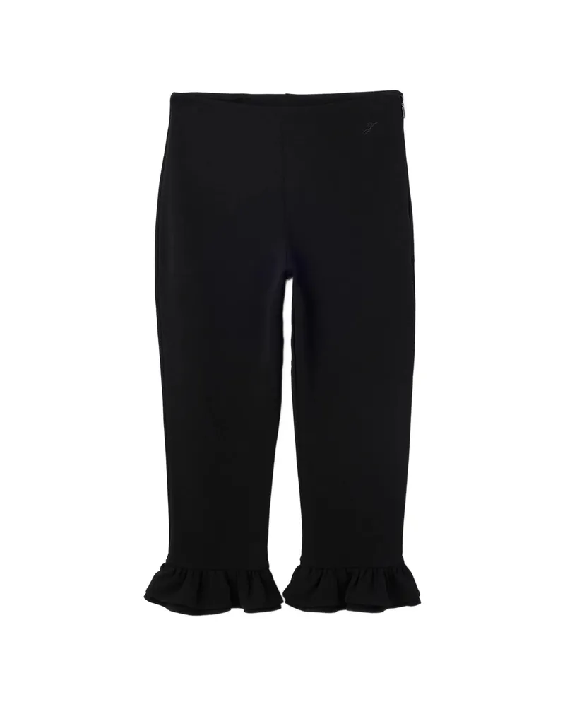 Jacquemus Playa Ruffled Shorts Black