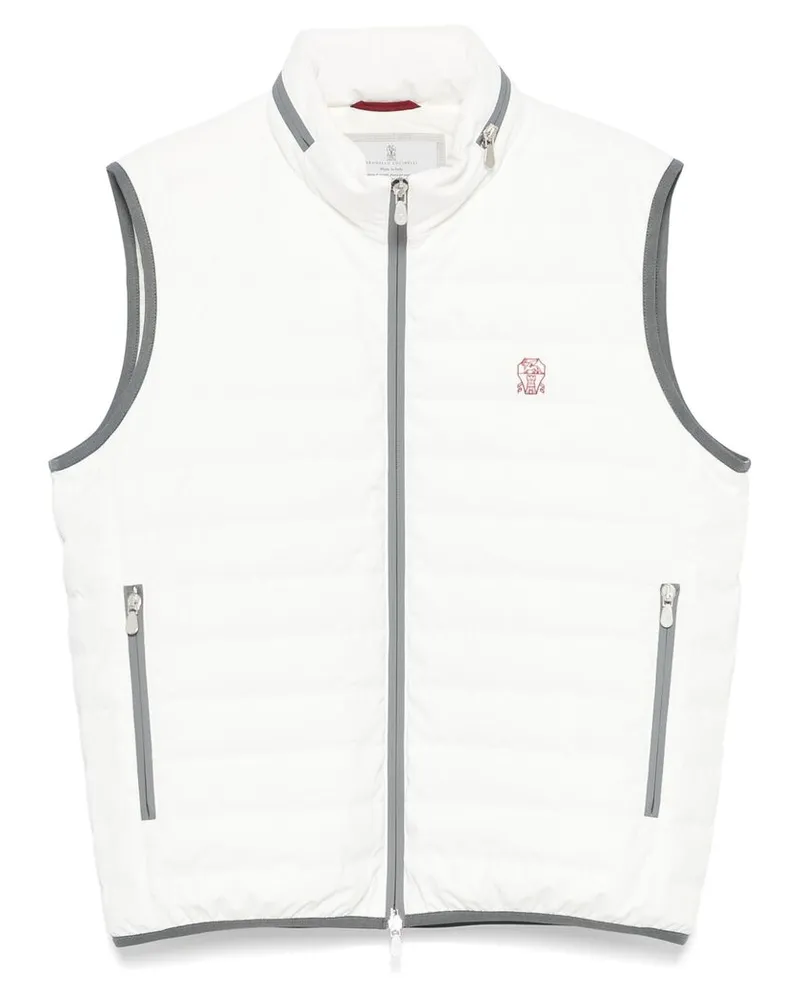 Brunello Cucinelli Padded Gilet Neutrals