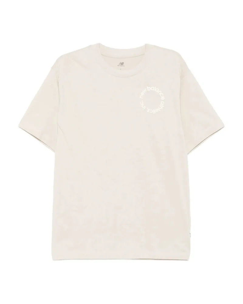 New Balance Circular-logo T-shirt Neutrals