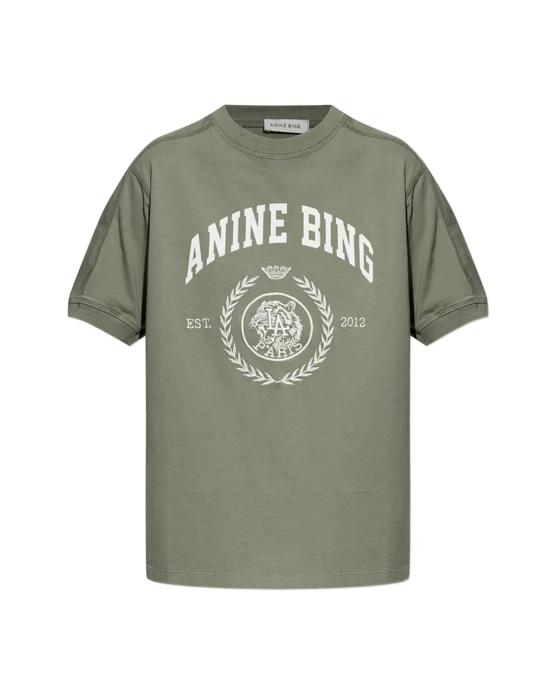 Anine Bing Graphic T-shirt Green