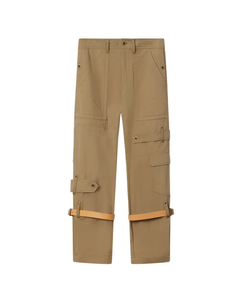 Isabel Marant Brinda Straight Trousers Brown