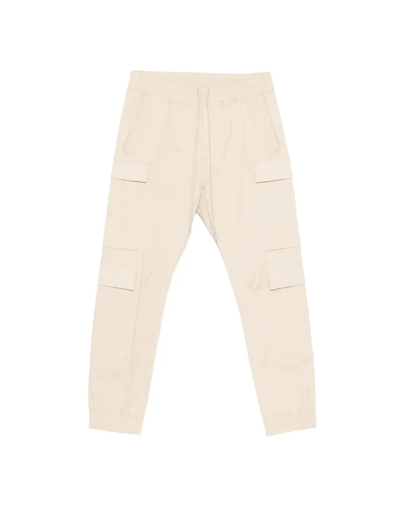 Rick Owens Drawstring Cargo Trousers Neutrals
