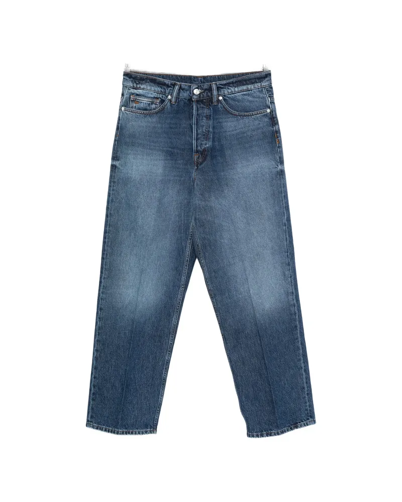 nine:inthe:morning Icaro Faded Straight-leg Jeans Blue