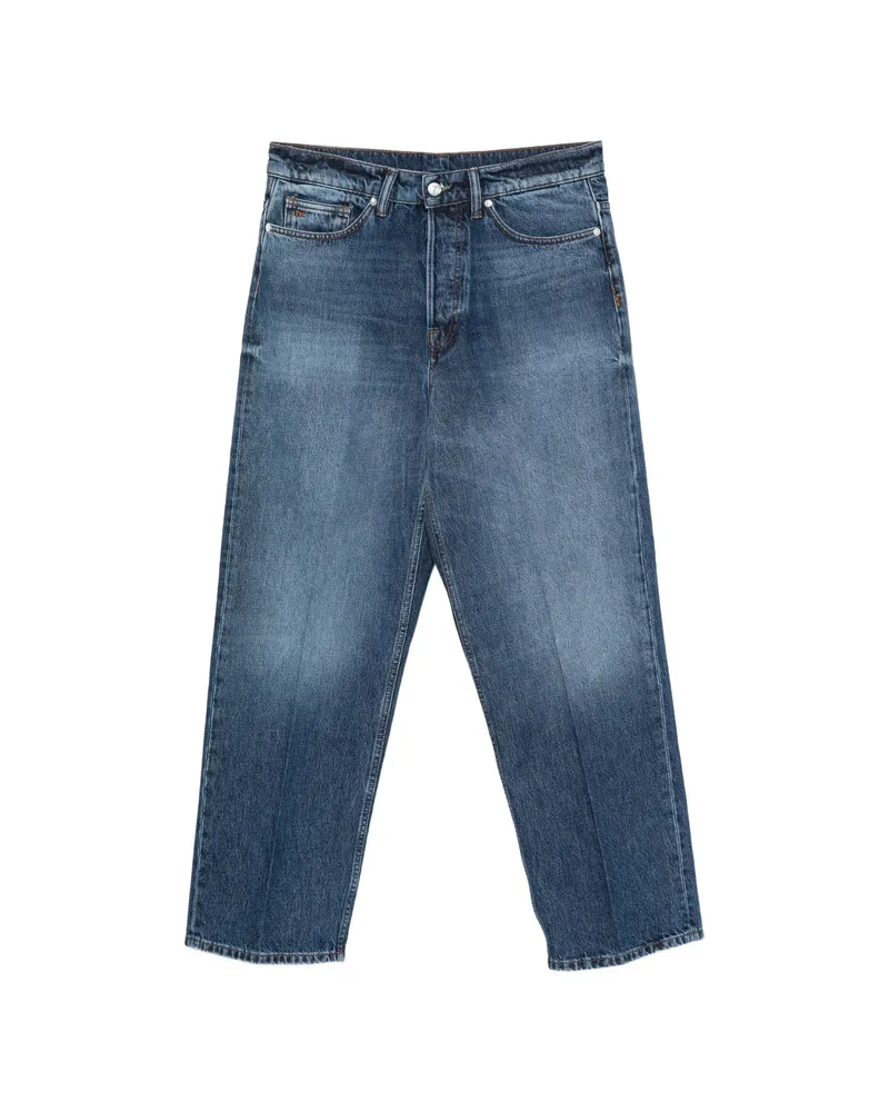 nine:inthe:morning Icaro Faded Straight-leg Jeans Blue