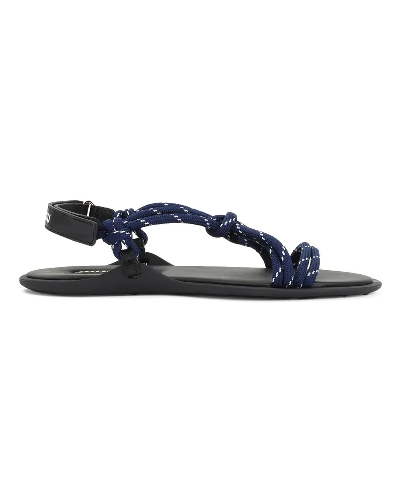 Miu Miu Riviere Sandals Blue