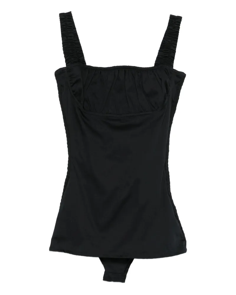 GIMAGUAS Square-neck Bodysuit Black