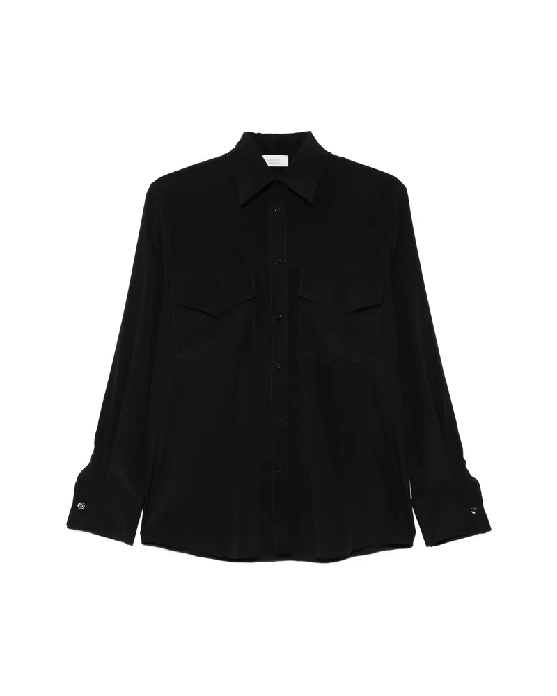 MAZZARELLI Patch-pocket Shirt Black