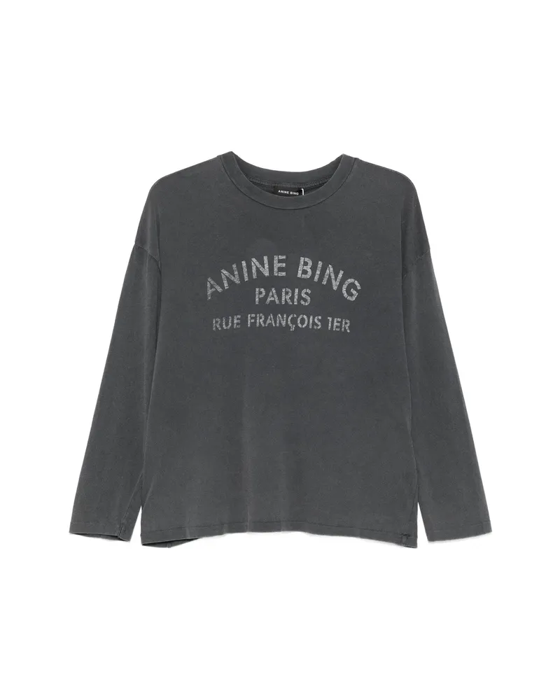 Anine Bing Ivan T-shirt Grey