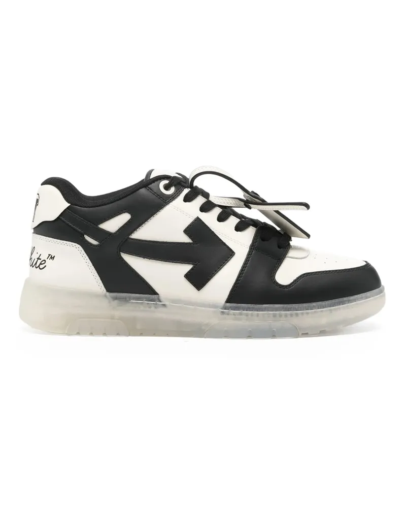 OFF-WHITE Leather Sneakers Black