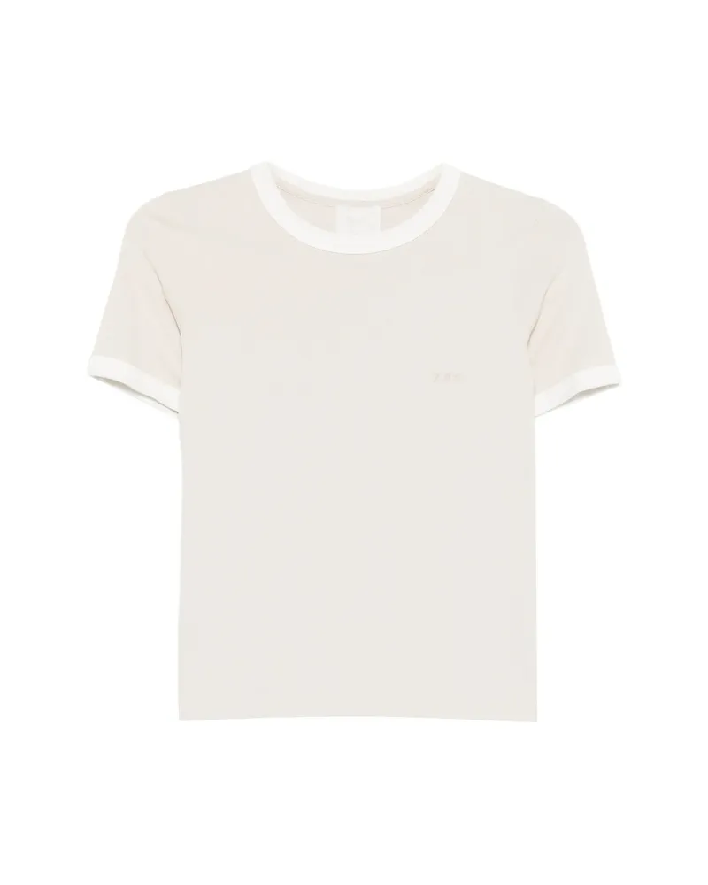 A.P.C. A. p.c. Trim Crew Neck T-shirt Neutrals