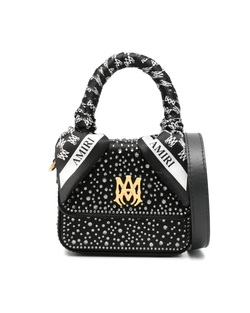 Amiri Rhinestone-embellished Mini Bag Black