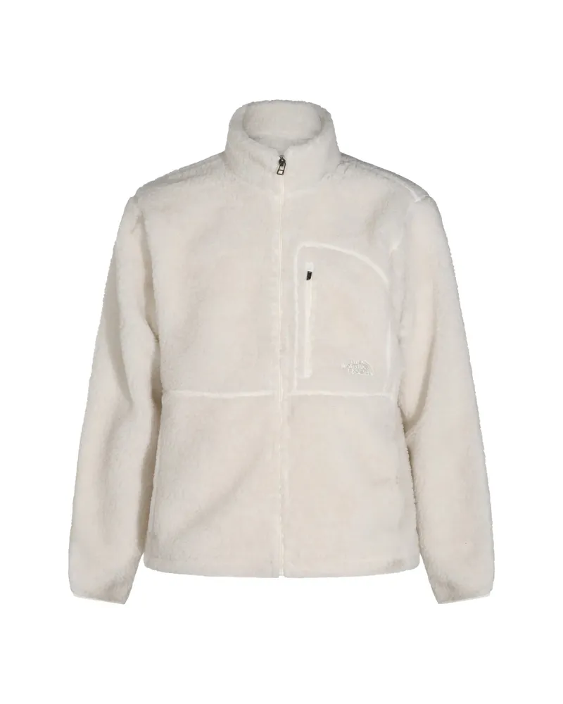 The North Face Fleece Zip-up Jacket White