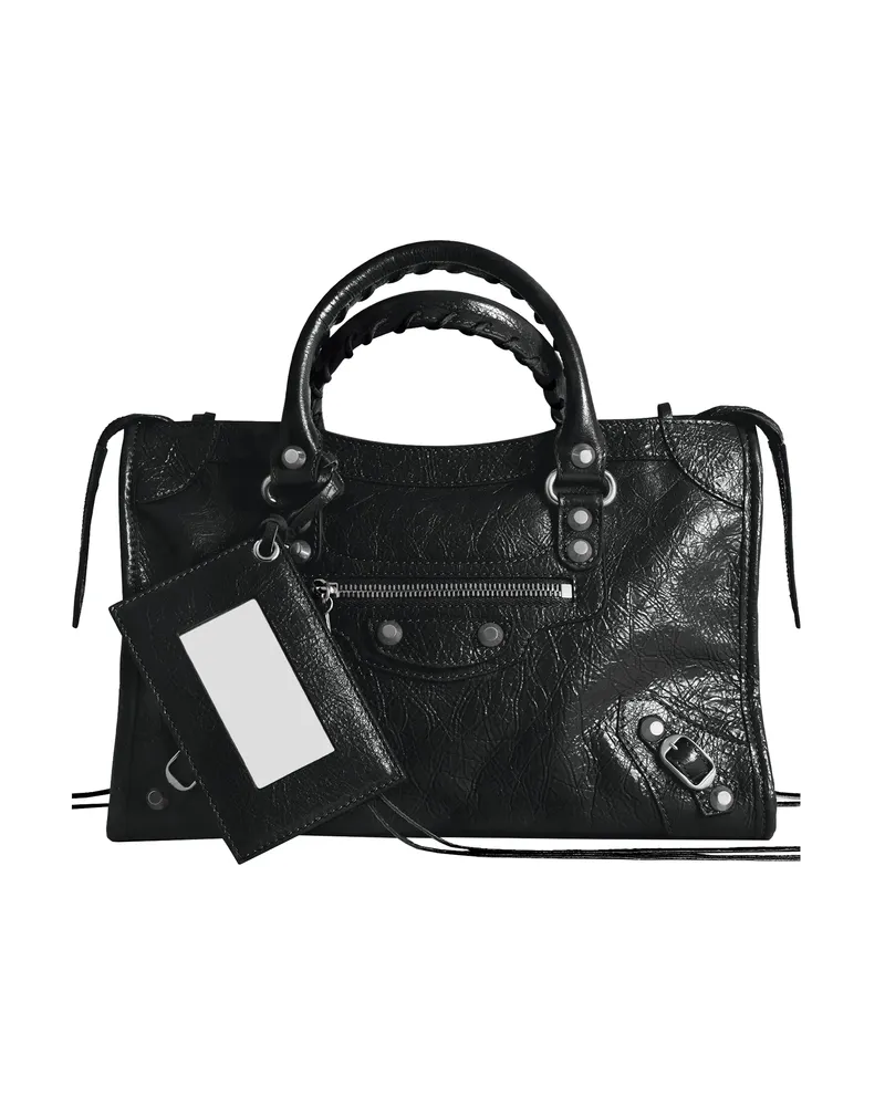 Balenciaga Small Le City Tote Bag Black