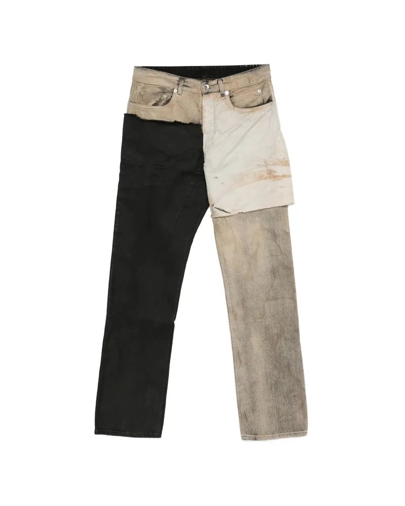 DRKSHDW by Rick Owens Patchwork Jeans Black